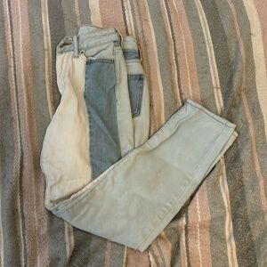 PacSun Colorblock Jeans W 22